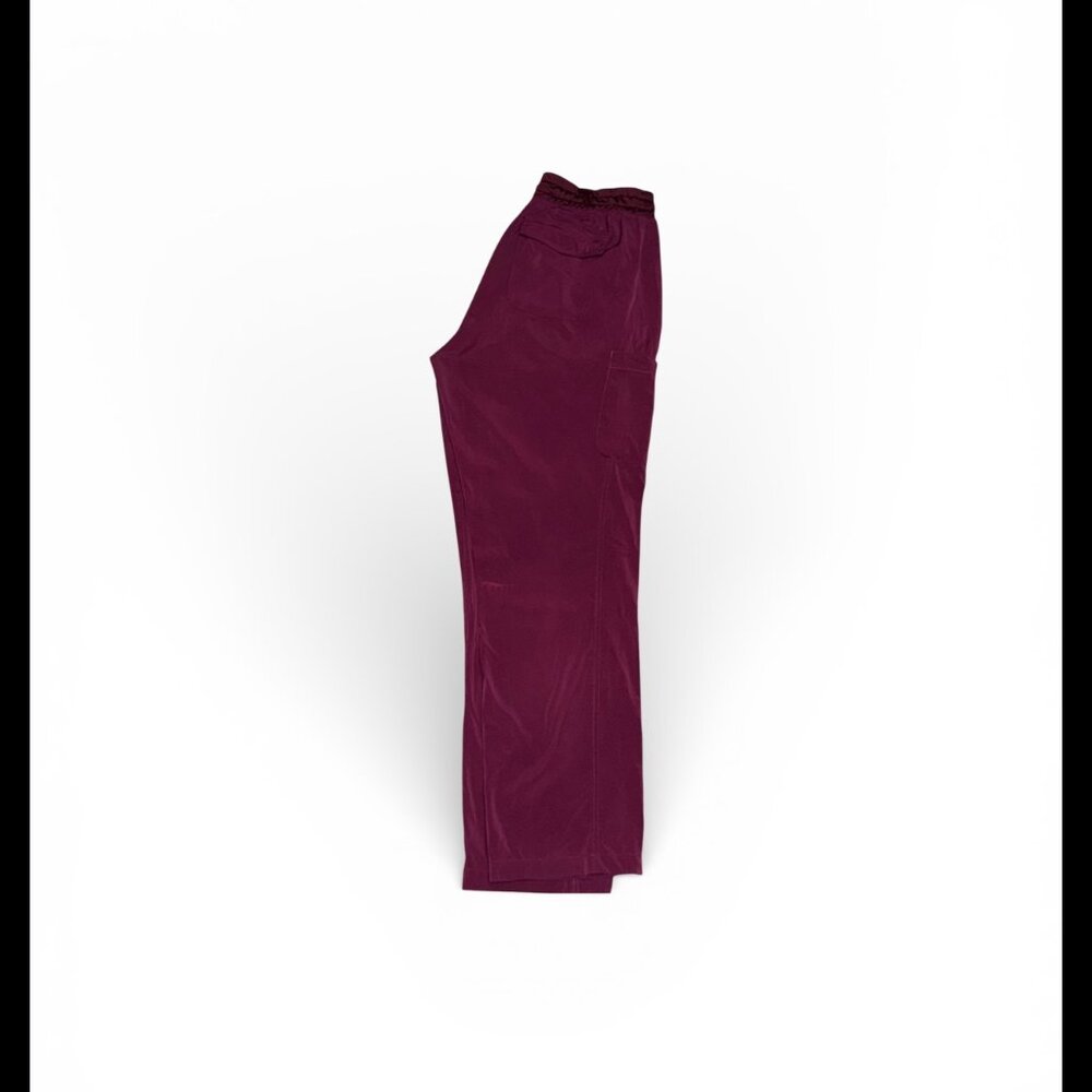 PLUM CARGO SCRUB PANTS